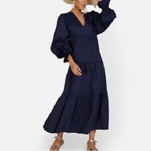 KOTN Navy Blue Maxi Dress